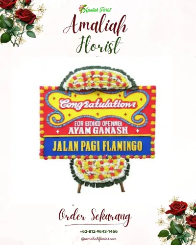 Bunga Papan Congratulation di Harumsari